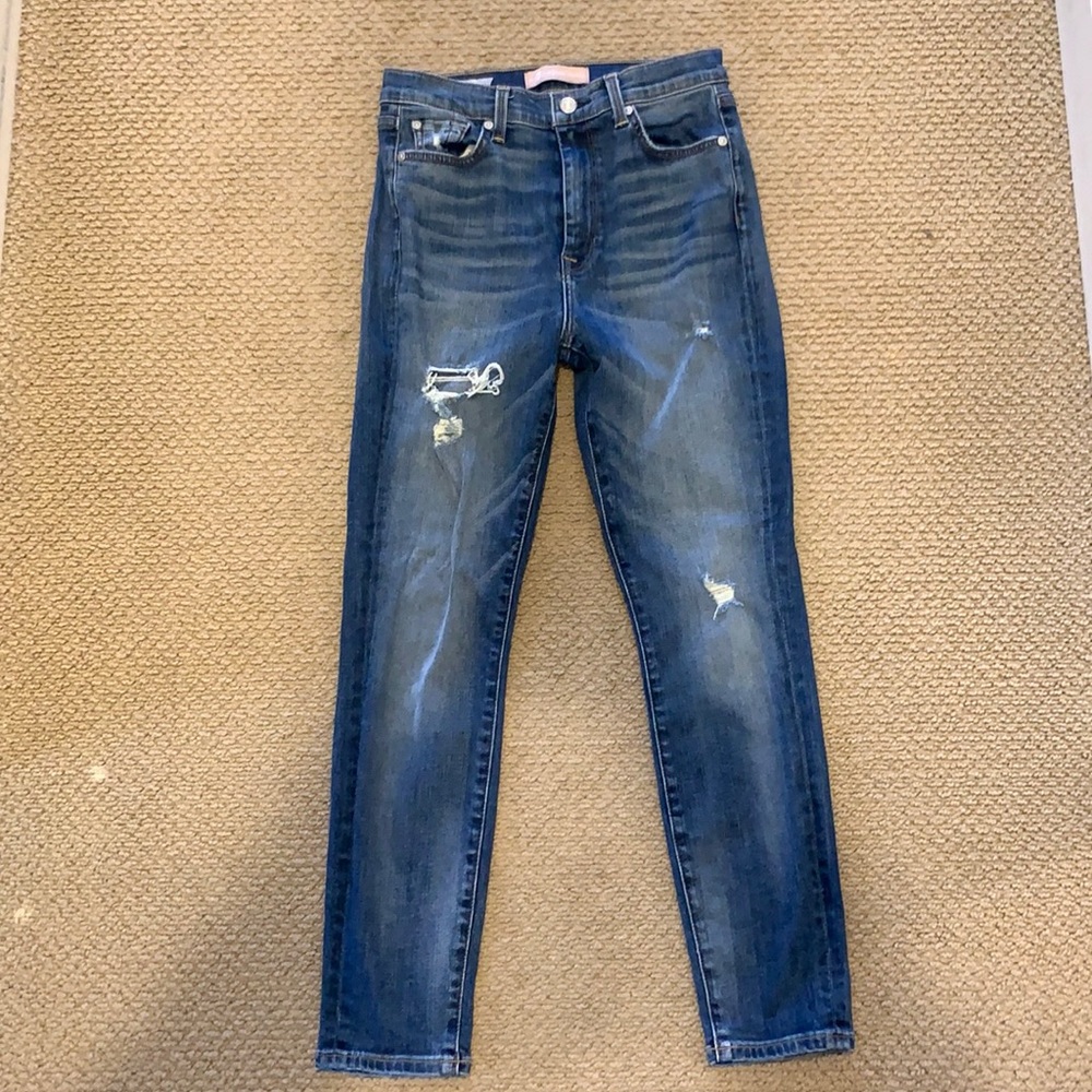 7 for all Mankind high rise skinny